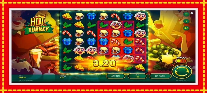 Slot machine Hot Turkey with access to free game online, picture 4