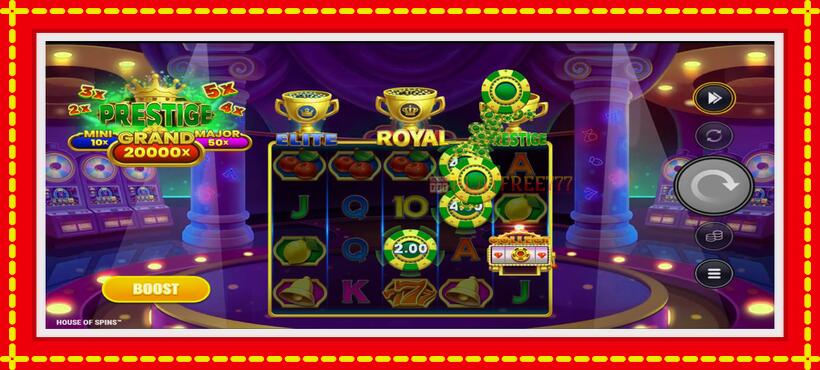 Slot machine House of Spins with access to free game online, picture 2