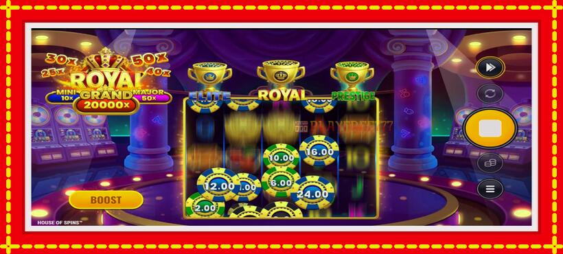 Slot machine House of Spins with access to free game online, picture 4