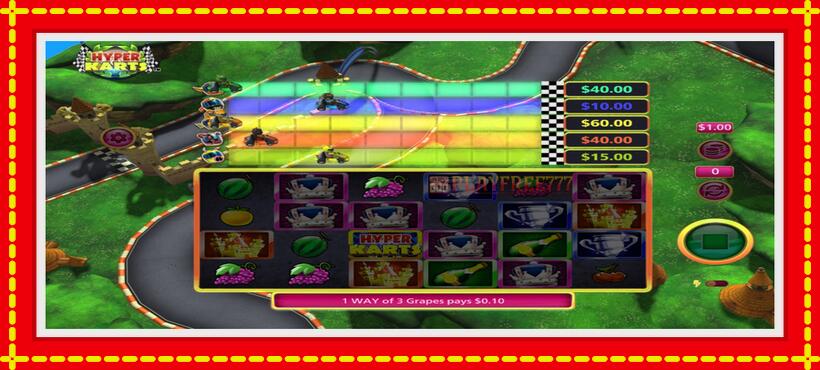 Slot machine Hyper Karts with access to free game online, picture 2