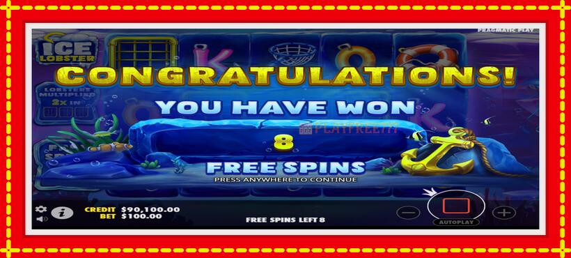 Slot machine Ice Lobster with access to free game online, picture 3