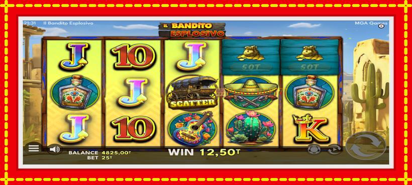 Slot machine Il Bandito Esplosivo with access to free game online, picture 3