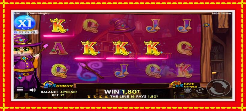 Slot machine Il Gatto Magico with access to free game online, picture 3