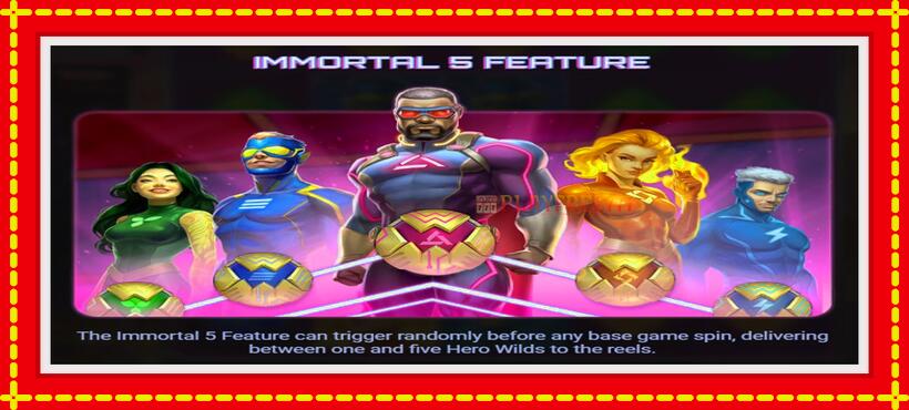 Slot machine Immortal 5 with access to free game online, picture 6