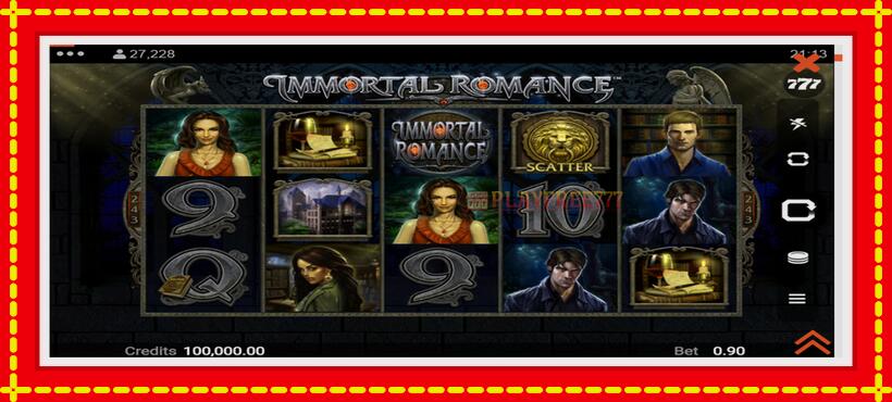 Slot machine Immortal Romance with access to free game online, picture 2