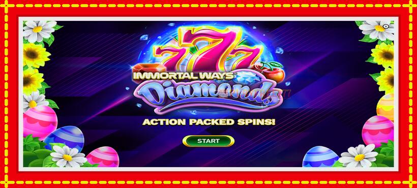 Slot machine Immortal Ways Diamonds Easter with access to free game online, picture 1