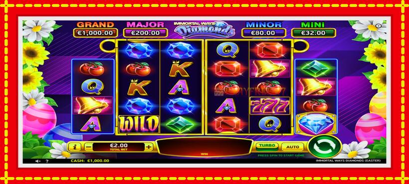 Slot machine Immortal Ways Diamonds Easter with access to free game online, picture 2