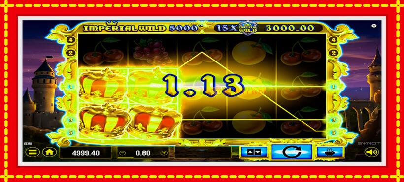 Slot machine Imperial Wild 5000 with access to free game online, picture 2