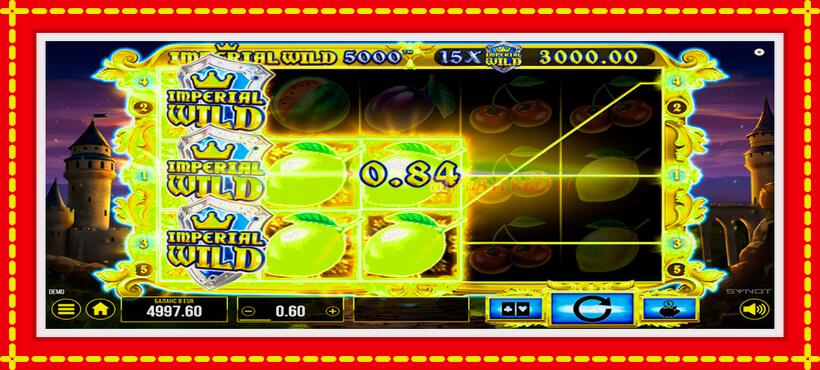 Slot machine Imperial Wild 5000 with access to free game online, picture 3