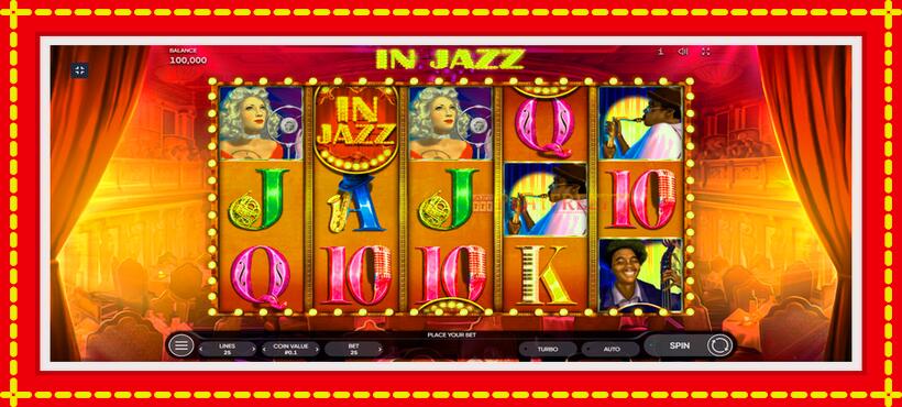 Slot machine In Jazz with access to free game online, picture 1