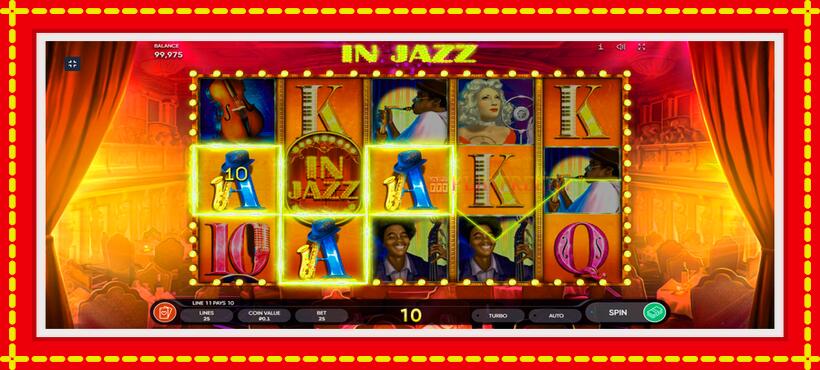 Slot machine In Jazz with access to free game online, picture 2