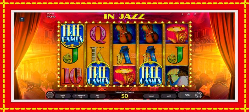 Slot machine In Jazz with access to free game online, picture 3