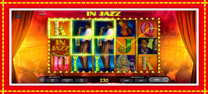 Slot machine In Jazz with access to free game online, picture 4