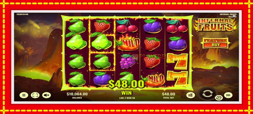 Slot machine Infernal Fruits with access to free game online, picture 4