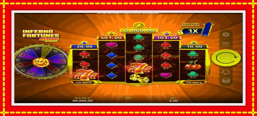 Slot machine Inferno Fortunes: Rising Rewards with access to free game online, picture 2