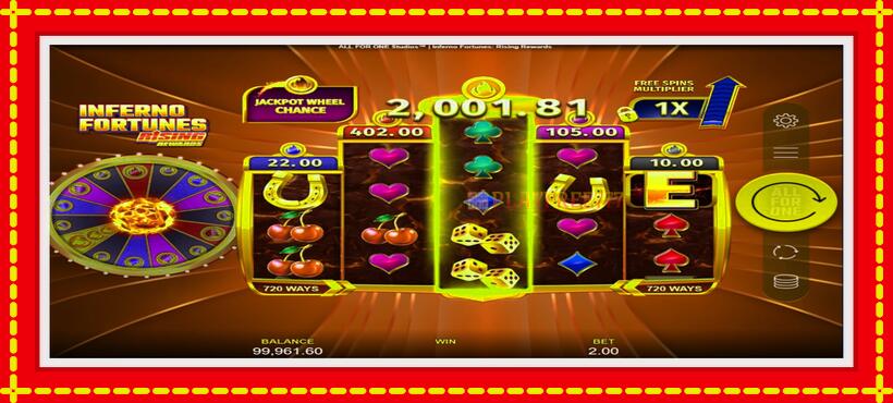 Slot machine Inferno Fortunes: Rising Rewards with access to free game online, picture 4