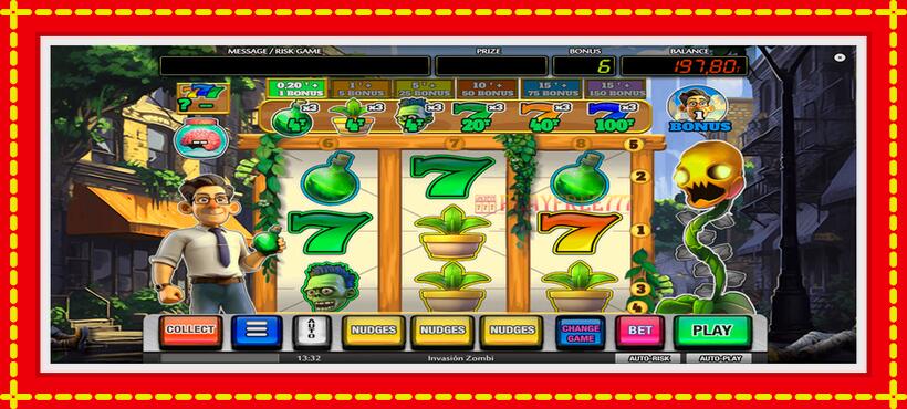 Slot machine Invasion Zombie with access to free game online, picture 3