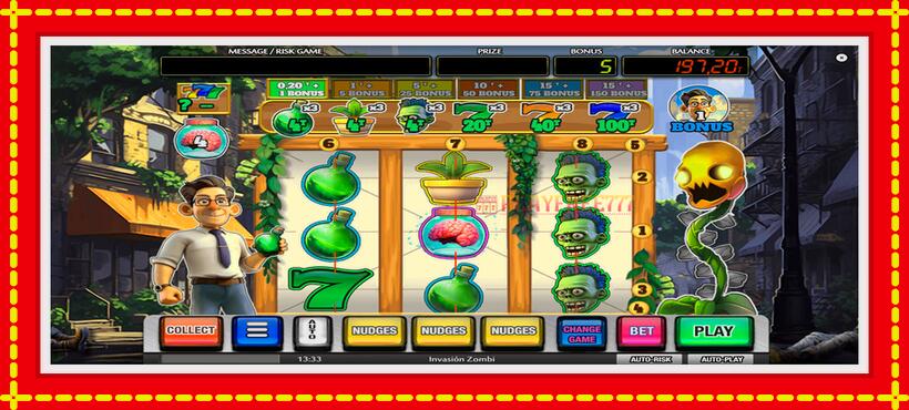 Slot machine Invasion Zombie with access to free game online, picture 4