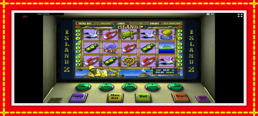 Slot machine Island with access to free game online, picture 1