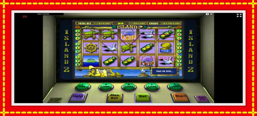 Slot machine Island with access to free game online, picture 2