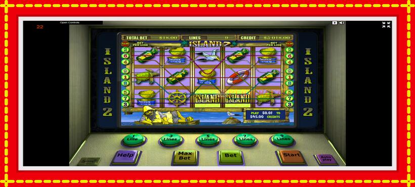 Slot machine Island with access to free game online, picture 3