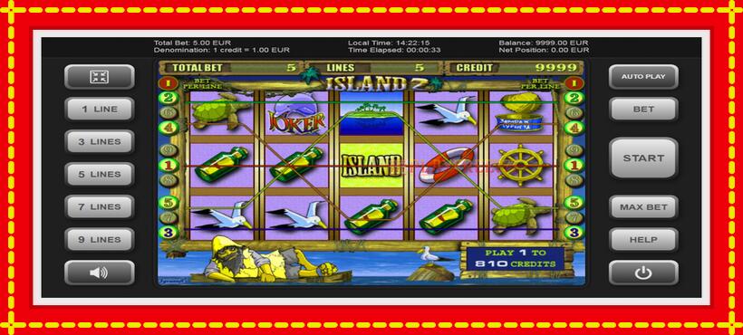 Slot machine Island 2 with access to free game online, picture 2