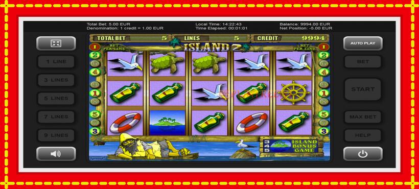 Slot machine Island 2 with access to free game online, picture 3