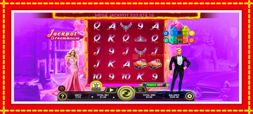 Slot machine Jackpot Dreamhouse with access to free game online, picture 2