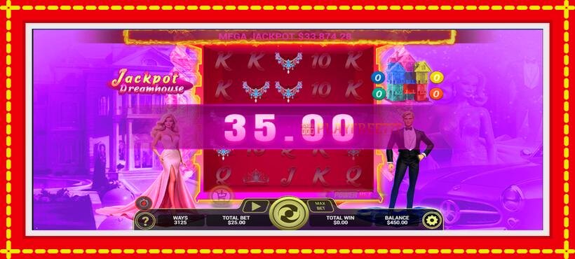 Slot machine Jackpot Dreamhouse with access to free game online, picture 3