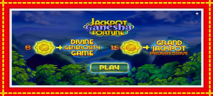 Slot machine Jackpot Ganesha Fortune with access to free game online, picture 1