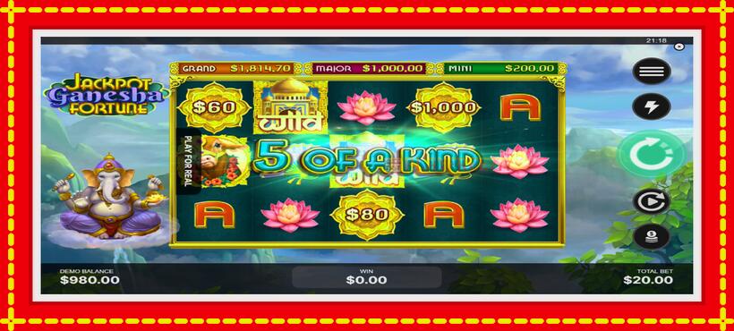 Slot machine Jackpot Ganesha Fortune with access to free game online, picture 3