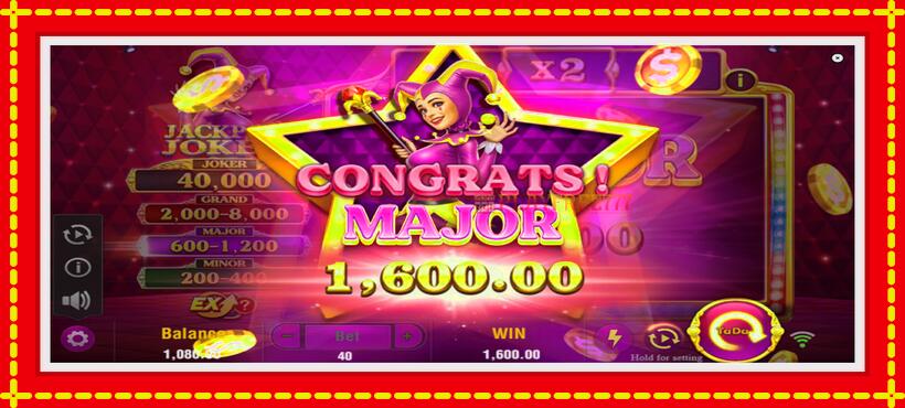 Slot machine Jackpot Joker with access to free game online, picture 5