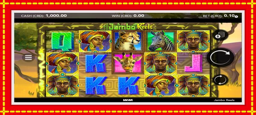 Slot machine Jambo Reels with access to free game online, picture 1