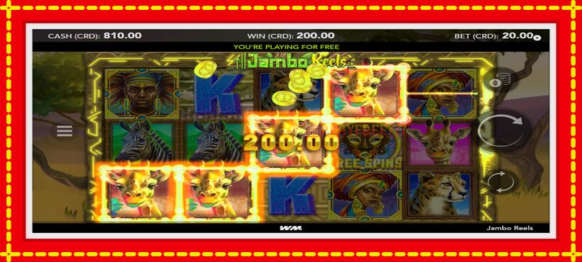 Slot machine Jambo Reels with access to free game online, picture 4