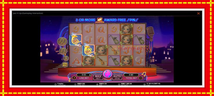 Slot machine Jazz It Up with access to free game online, picture 2