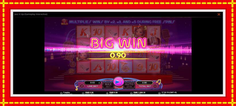 Slot machine Jazz It Up with access to free game online, picture 4