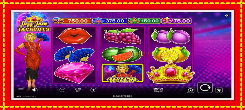 Slot machine Jazz Jam Jackpots with access to free game online, picture 2