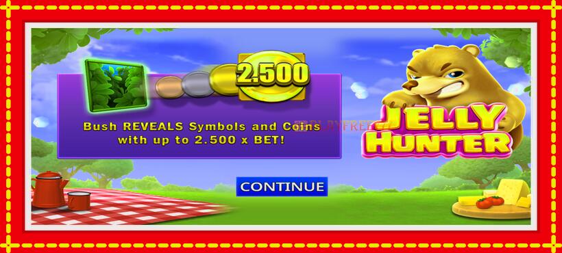 Slot machine Jelly Hunter with access to free game online, picture 1