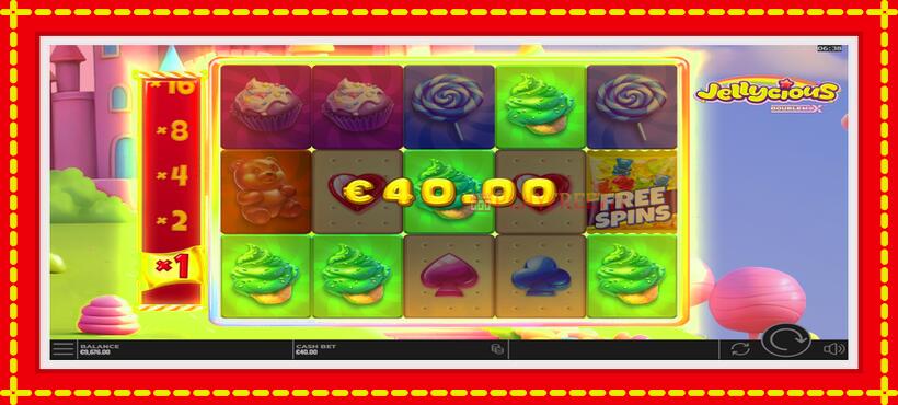 Slot machine Jellycious DoubleMax with access to free game online, picture 1