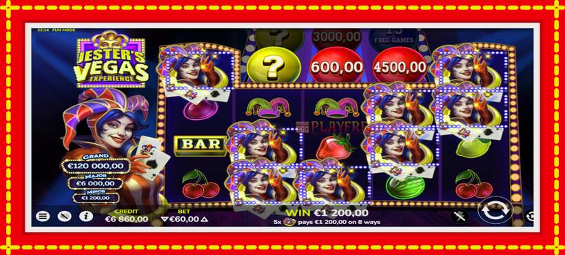 Slot machine Jesters Vegas Experience with access to free game online, picture 4