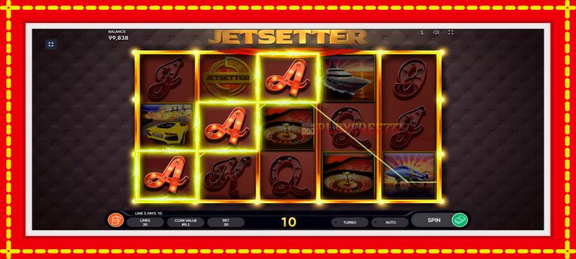 Slot machine Jetsetter with access to free game online, picture 4