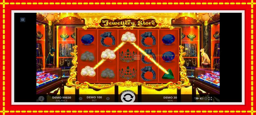 Slot machine Jewellery Store with access to free game online, picture 2