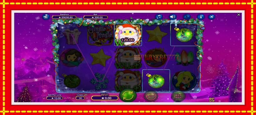 Slot machine Jingle Jingle with access to free game online, picture 3