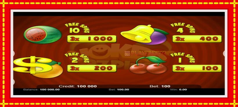 Slot machine Joker 27 Plus with access to free game online, picture 3