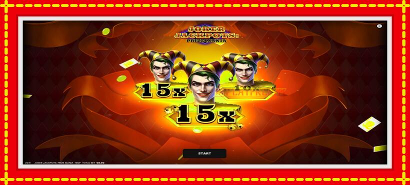 Slot machine Joker Jackpots: Prize Mania with access to free game online, picture 1