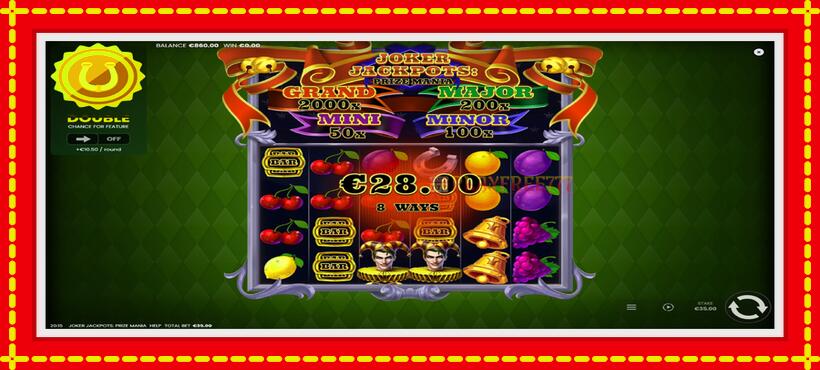 Slot machine Joker Jackpots: Prize Mania with access to free game online, picture 3