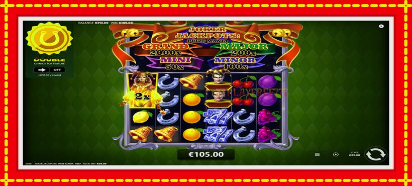 Slot machine Joker Jackpots: Prize Mania with access to free game online, picture 4