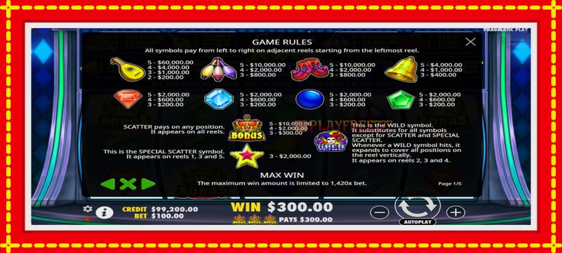 Slot machine Jokers Jewels Wild with access to free game online, picture 5