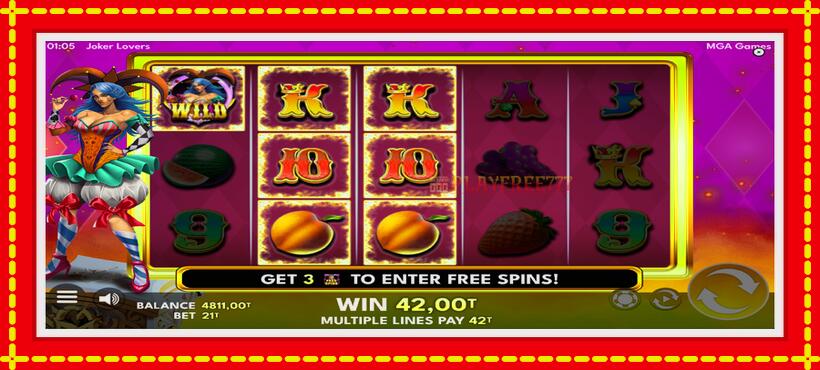 Slot machine Jokers Lovers with access to free game online, picture 3