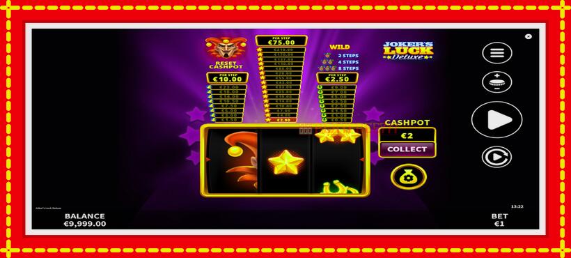 Slot machine Jokers Luck Deluxe with access to free game online, picture 3